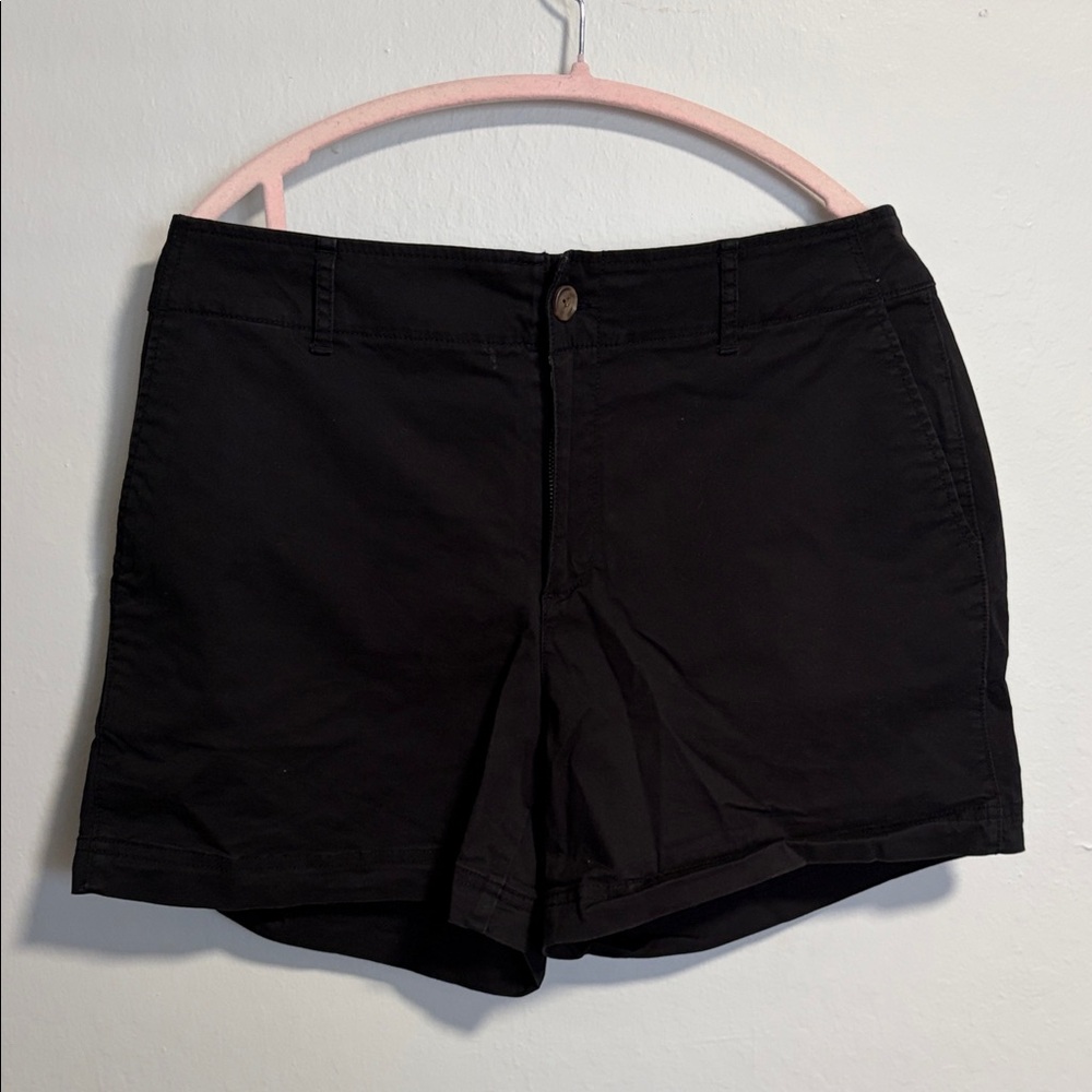 GAP Black Women's Mid-Rise Casual Shorts